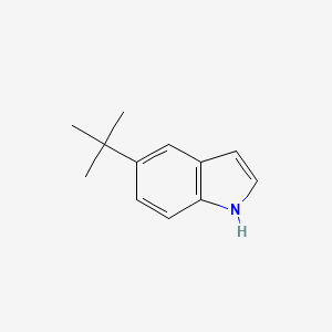 Chemical structure of 5-(tert-Butyl)-1H-indole