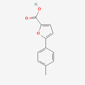 Chemical structure of 5-(p-Tolyl)furan-2-carboxylic acid