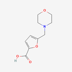 Chemical structure of 5-(Morpholinomethyl)furan-2-carboxylic acid