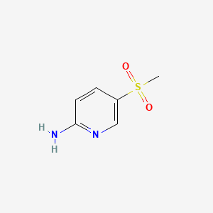 Chemical structure of 5-Methanesulfonylpyridin-2-amine