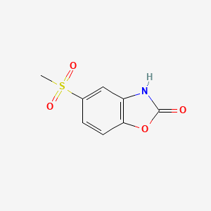 Chemical structure of 5-Mesylbenzoxazol-2(3H)-one