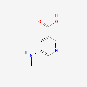 Chemical structure of 5-(Methylamino)nicotinic Acid