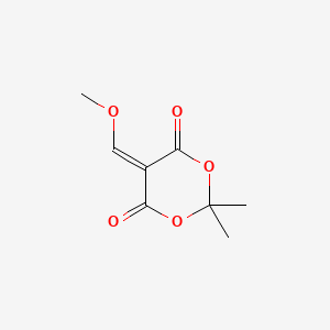 Chemical structure of 5-(Methoxymethylene)-2,2-dimethyl-1,3-dioxane-4,6-dione