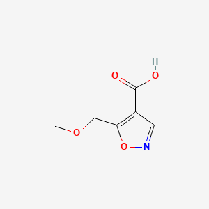 Chemical structure of 5-(Methoxymethyl)Isoxazole-4-Carboxylic Acid