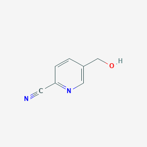 Chemical structure of 2-Cyano-5-hydroxymethylpyridine