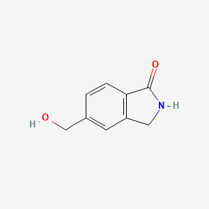 Chemical structure of 5-(Hydroxymethyl)isoindolin-1-one