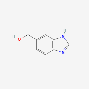Chemical structure of 5-(Hydroxymethyl)-1H-benzimidazole