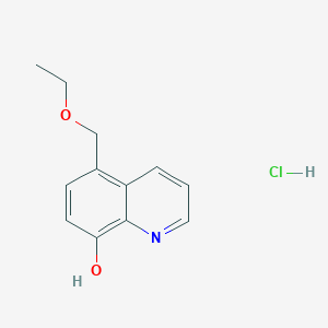 Chemical structure of 5-(Ethoxymethyl)-8-hydroxyquinoline Hydrochloride