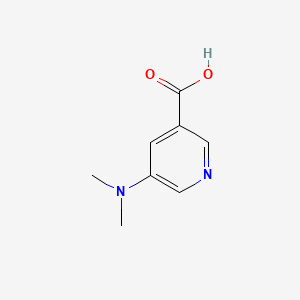 Chemical structure of 5-(Dimethylamino)nicotinic Acid