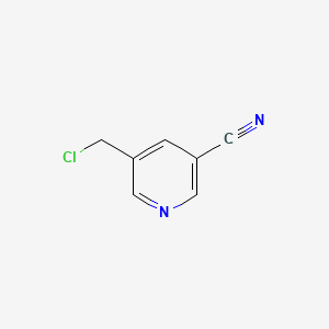 Chemical structure of 5-(Chloromethyl)nicotinonitrile