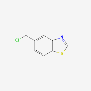 Chemical structure of 5-(Chloromethyl)benzo[d]thiazole
