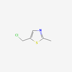 Chemical structure of 5-(Chloromethyl)-2-methylthiazole