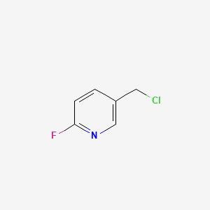 Chemical structure of 5-(Chloromethyl)-2-fluoropyridine