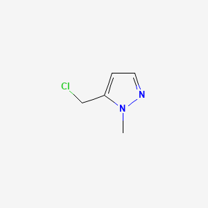 Chemical structure of 5-(Chloromethyl)-1-methyl-1H-pyrazole