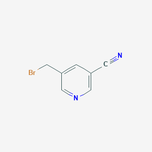 Chemical structure of 5-(Bromomethyl)nicotinonitrile