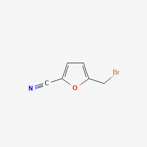 Chemical structure of 5-(Bromomethyl)furan-2-carbonitrile