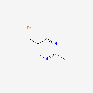 Chemical structure of 5-(Bromomethyl)-2-methylpyrimidine