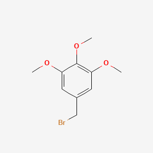 Chemical structure of 5-(Bromomethyl)-1,2,3-trimethoxybenzene