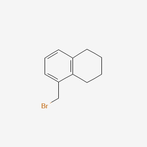 Chemical structure of 5-(Bromomethyl)-1,2,3,4-tetrahydronaphthalene