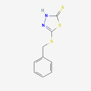 Chemical structure of 5-(Benzylthio)-1,3,4-thiadiazole-2-thiol