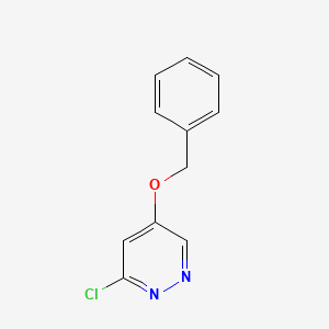 Chemical structure of 5-(Benzyloxy)-3-chloropyridazine