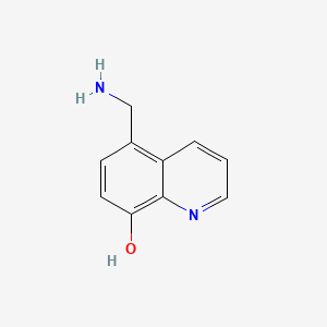 Chemical structure of 5-(Aminomethyl)quinolin-8-ol