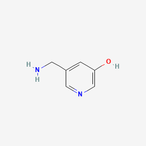 Chemical structure of 5-(Aminomethyl)pyridin-3-ol
