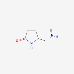 Chemical structure of 5-(Aminomethyl)-2-pyrrolidone