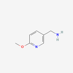 Chemical structure of 5-(Aminomethyl)-2-methoxypyridine