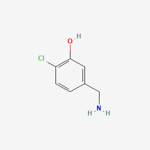 Chemical structure of 5-(Aminomethyl)-2-chlorophenol