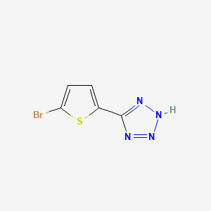 Chemical structure of 5-(5-Bromo-2-Thienyl)-1H-Tetrazole