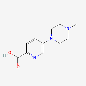 Chemical structure of 5-(4-Methylpiperazin-1-yl)picolinic acid