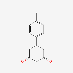 Chemical structure of 5-(4-Methylphenyl)cyclohexane-1,3-dione