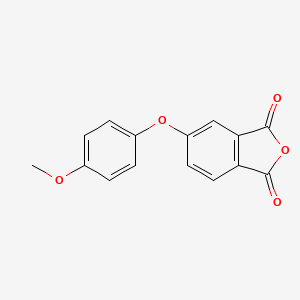 Chemical structure of 5-(4-Methoxyphenoxy)isobenzofuran-1,3-dione