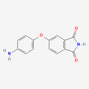 Chemical structure of 5-(4-Aminophenoxy)isoindoline-1,3-dione