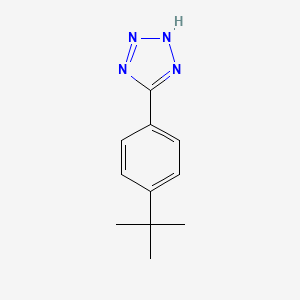 Chemical structure of 5-(4-tert-Butylphenyl)-2H-tetrazole