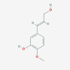 Chemical structure of 5-(3-Hydroxyprop-1-en-1-yl)-2-methoxyphenol