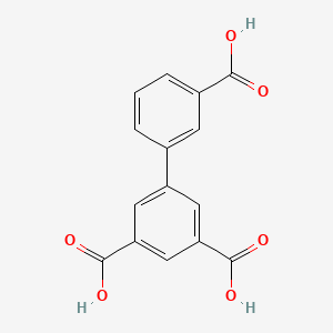 Chemical structure of [1,1'-Biphenyl]-3,3',5-tricarboxylic acid