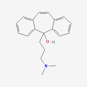 Chemical structure of 5-(3-(Dimethylamino)propyl)-5H-dibenzo[a,d][7]annulen-5-ol
