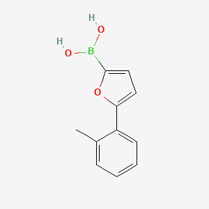Chemical structure of 5-(2-Tolyl)furan-2-boronic acid