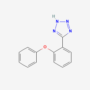 Chemical structure of 5-(2-Phenoxyphenyl)-2H-tetrazole
