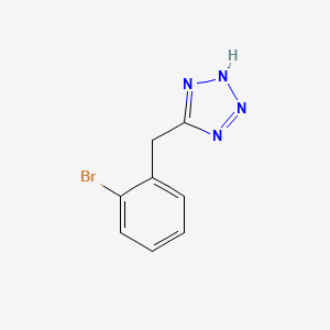 Chemical structure of 5-(2-Bromo-benzyl)-2H-tetrazole