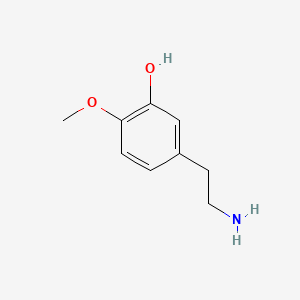 Chemical structure of 4-O-Methyldopamine