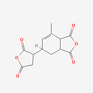 Chemical structure of 5-(2,5-Dioxotetrahydrofuryl)-3-methyl-3-cyclohexene-1,2-dicarboxylic Anhydride