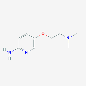 Chemical structure of 5-(2-(Dimethylamino)ethoxy)pyridin-2-amine