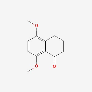 Chemical structure of 5,8-Dimethoxytetralone
