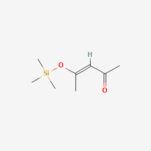 Chemical structure of 4-Trimethylsilyloxy-3-penten-2-one