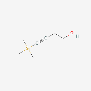 Chemical structure of 4-TRIMETHYLSILYL-3-BUTYN-1-OL