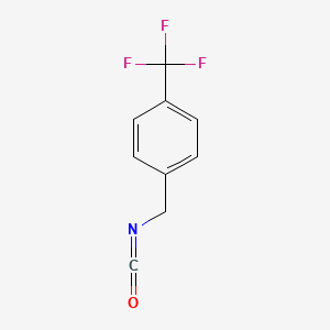 Chemical structure of 4-Trifluoromethylbenzylisocyanate