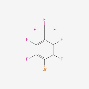 Chemical structure of 4-Bromo-2,3,5,6-tetrafluorobenzotrifluoride